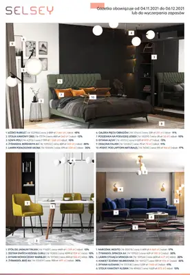 Selsey - gazetka promocyjna GAZETKA do -40% na meble i dodatki od piątku 05.11 do poniedziałku 06.12 Selsey - gazetka promocyjna GAZETKA do -40% na meble i dodatki od piątku 05.11 do poniedziałku 06.12