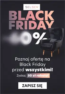 Selsey - gazetka promocyjna 50 zł rabatu na meble i dodatki od piątku 05.11 do środy 10.11 Selsey - gazetka promocyjna 50 zł rabatu na meble i dodatki od piątku 05.11 do środy 10.11