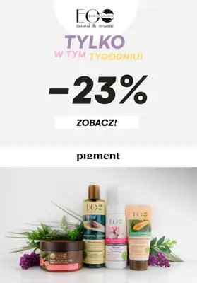Drogeria Pigment - gazetka promocyjna -23% na markę Ecolab od piątku 05.11 do niedzieli 07.11 Drogeria Pigment - gazetka promocyjna -23% na markę Ecolab od piątku 05.11 do niedzieli 07.11