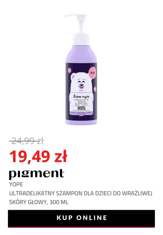 Drogeria Pigment - gazetka promocyjna -22% na produkty Yope od poniedziałku 08.11 do niedzieli 14.11 - strona 3
