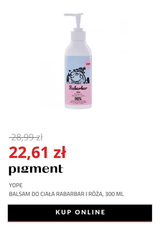 Drogeria Pigment - gazetka promocyjna -22% na produkty Yope od poniedziałku 08.11 do niedzieli 14.11 - strona 4
