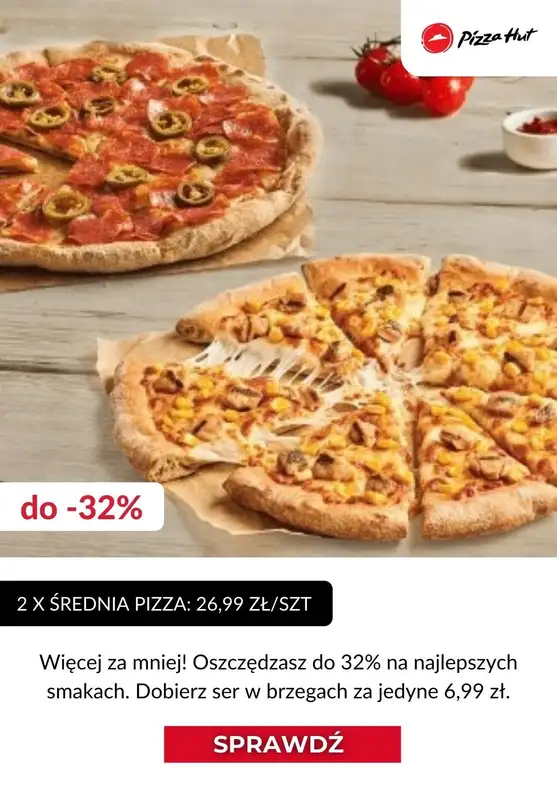 Pizza Hut - gazetka promocyjna Do -42% na pizze od wtorku 09.11  - strona 6