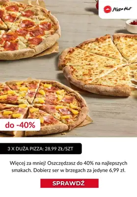 Pizza Hut - gazetka promocyjna Do -42% na pizze od wtorku 09.11  - strona 2 Pizza Hut - gazetka promocyjna Do -42% na pizze od wtorku 09.11  - strona 2