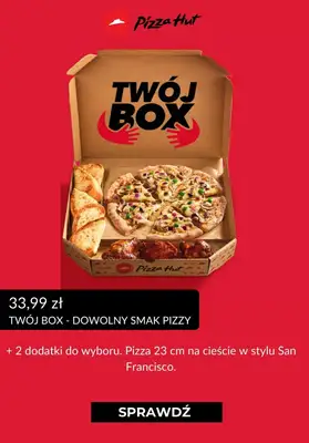 Pizza Hut - gazetka promocyjna Od 24,99 zł Pizza + 2 dodatki od piątku 12.11  - strona 3 Pizza Hut - gazetka promocyjna Od 24,99 zł Pizza + 2 dodatki od piątku 12.11  - strona 3
