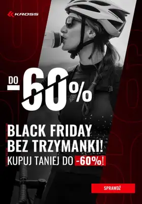 Kross - gazetka promocyjna Do -60% na Black Friday od soboty 27.11 do niedzieli 28.11