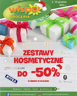 Drogeria Wispol - gazetka promocyjna Gazetka od piątku 03.12 do piątku 31.12