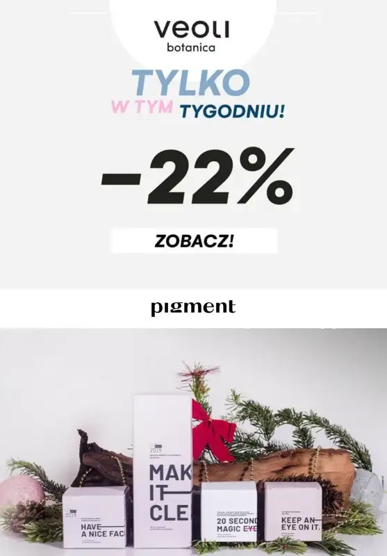 Drogeria Pigment - gazetka promocyjna -22% na produkty Veoli Botanica od środy 08.12 do poniedziałku 13.12