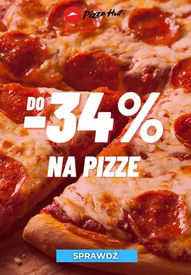 Pizza Hut - gazetka promocyjna Do -34% na pizze od czwartku 16.12  Pizza Hut - gazetka promocyjna Do -34% na pizze od czwartku 16.12
