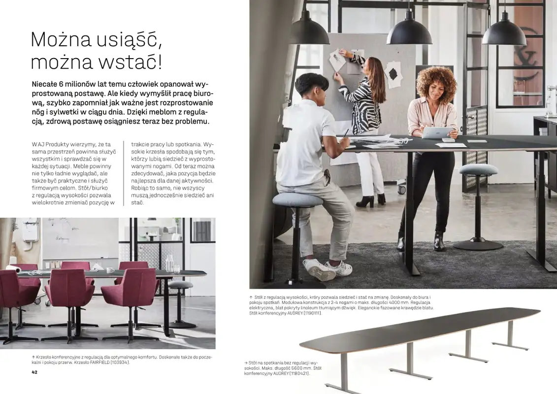 AJ Produkty - gazetka promocyjna Inspiracje biuro od środy 29.12 do soboty 30.04 - strona 42