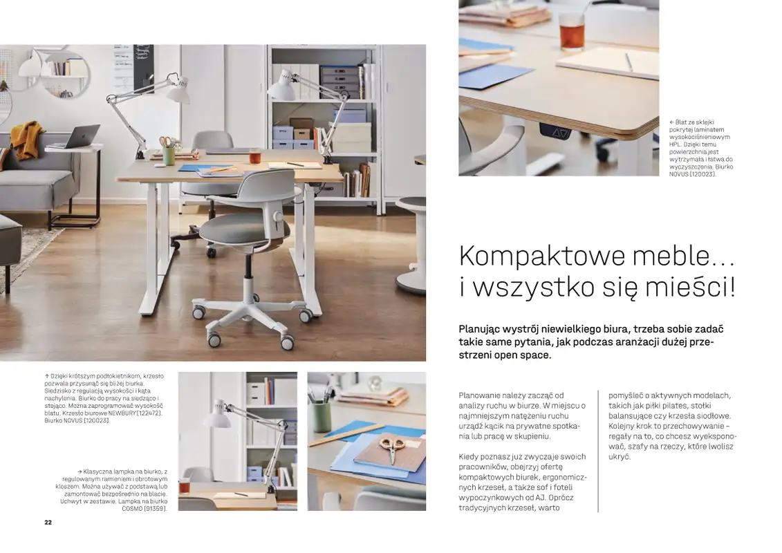 AJ Produkty - gazetka promocyjna Inspiracje biuro od środy 29.12 do soboty 30.04 - strona 22