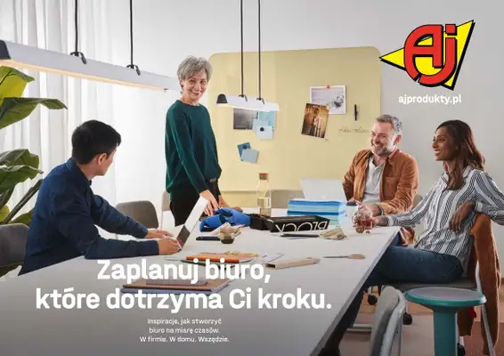 AJ Produkty - gazetka promocyjna Inspiracje biuro od środy 29.12 do soboty 30.04 AJ Produkty - gazetka promocyjna Inspiracje biuro od środy 29.12 do soboty 30.04