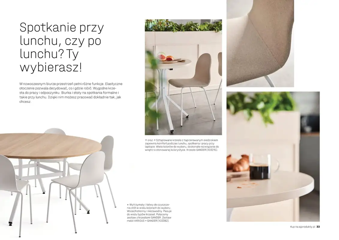 AJ Produkty - gazetka promocyjna Inspiracje biuro od środy 29.12 do soboty 30.04 - strona 33