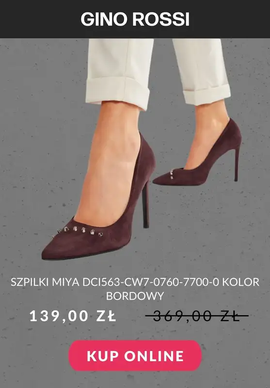 Gino Rossi - gazetka promocyjna Do -60% damskie obuwie od środy 12.01  - strona 5