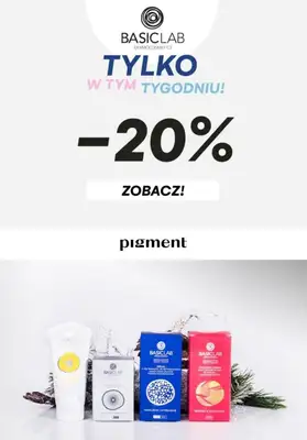 Drogeria Pigment - gazetka promocyjna -20% na markę Basiclab od piątku 14.01 do niedzieli 16.01 Drogeria Pigment - gazetka promocyjna -20% na markę Basiclab od piątku 14.01 do niedzieli 16.01