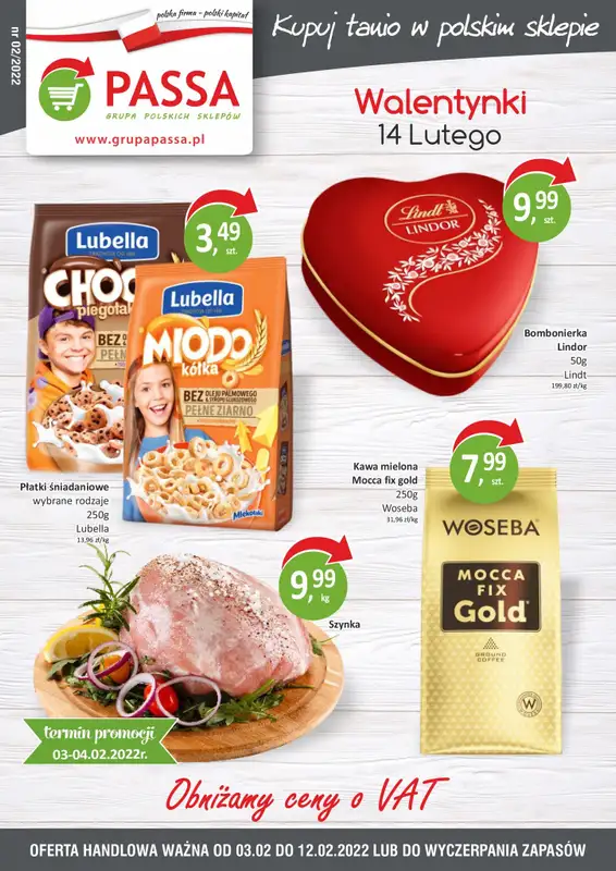 Passa - gazetka promocyjna Gazetka od czwartku 03.02 do soboty 12.02