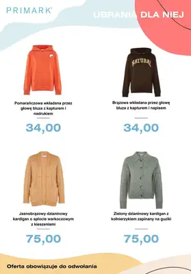 Primark - gazetka promocyjna Od 30 zł bluzy i swetry damskie od środy 16.02  - strona 4