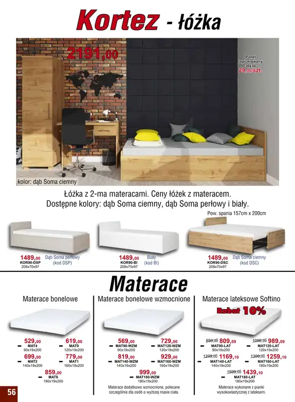 Bodzio - gazetka promocyjna Gazetka od czwartku 17.02 do czwartku 31.03 - strona 56