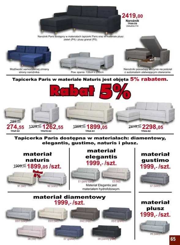 Bodzio - gazetka promocyjna Gazetka od czwartku 17.02 do czwartku 31.03 - strona 65