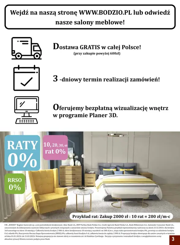 Bodzio - gazetka promocyjna Gazetka od czwartku 17.02 do czwartku 31.03 - strona 3