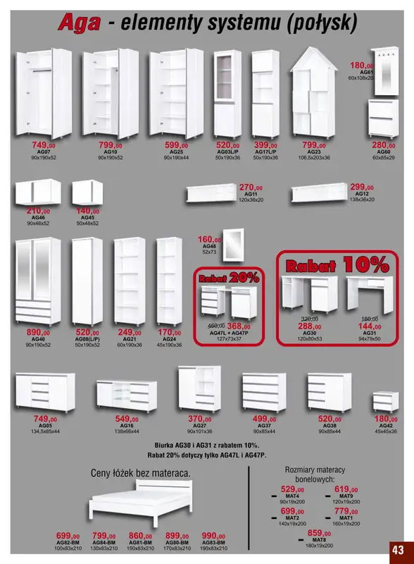 Bodzio - gazetka promocyjna Gazetka od czwartku 17.02 do czwartku 31.03 - strona 43