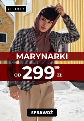 Vistula - gazetka promocyjna Marynarki od 299,99 zł od środy 23.02 
