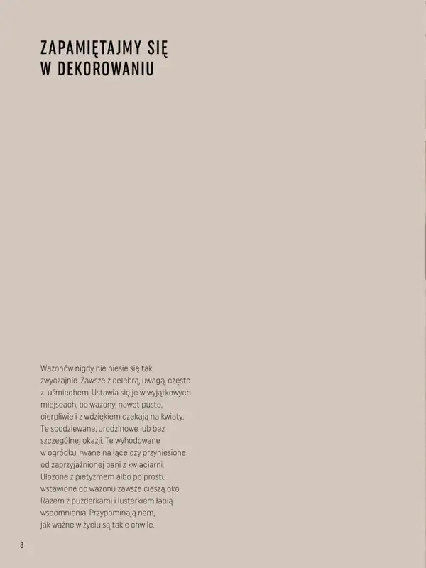VOX - gazetka promocyjna Katalog Dekoracje I artykuły wyposażenia wnętrz od czwartku 10.03  - strona 8