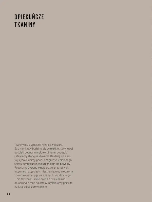 VOX - gazetka promocyjna Katalog Dekoracje I artykuły wyposażenia wnętrz od czwartku 10.03  - strona 64