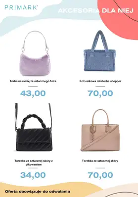 Primark - gazetka promocyjna Od 11 zł damskie torebki od piątku 11.03 do poniedziałku 21.03 - strona 4