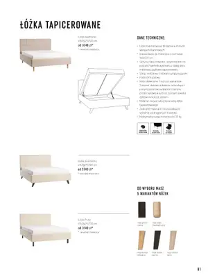 VOX - gazetka promocyjna Katalog mebli tapicerowanych od wtorku 22.03 do wtorku 31.01 - strona 81