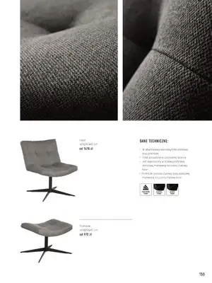 VOX - gazetka promocyjna Katalog mebli tapicerowanych od wtorku 22.03 do wtorku 31.01 - strona 155