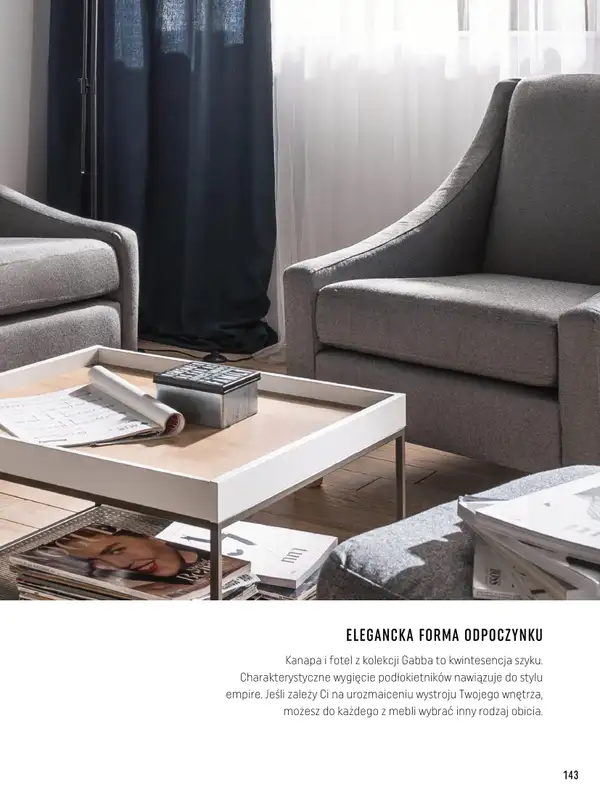 VOX - gazetka promocyjna Katalog mebli tapicerowanych od wtorku 22.03 do wtorku 31.01 - strona 143