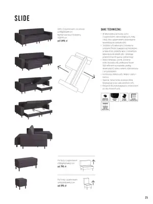 VOX - gazetka promocyjna Katalog mebli tapicerowanych od wtorku 22.03 do wtorku 31.01 - strona 25