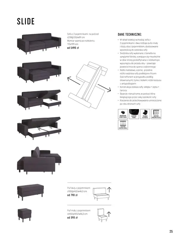 VOX - gazetka promocyjna Katalog mebli tapicerowanych od wtorku 22.03 do wtorku 31.01 - strona 25