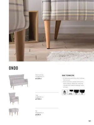 VOX - gazetka promocyjna Katalog mebli tapicerowanych od wtorku 22.03 do wtorku 31.01 - strona 141