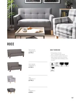 VOX - gazetka promocyjna Katalog mebli tapicerowanych od wtorku 22.03 do wtorku 31.01 - strona 137