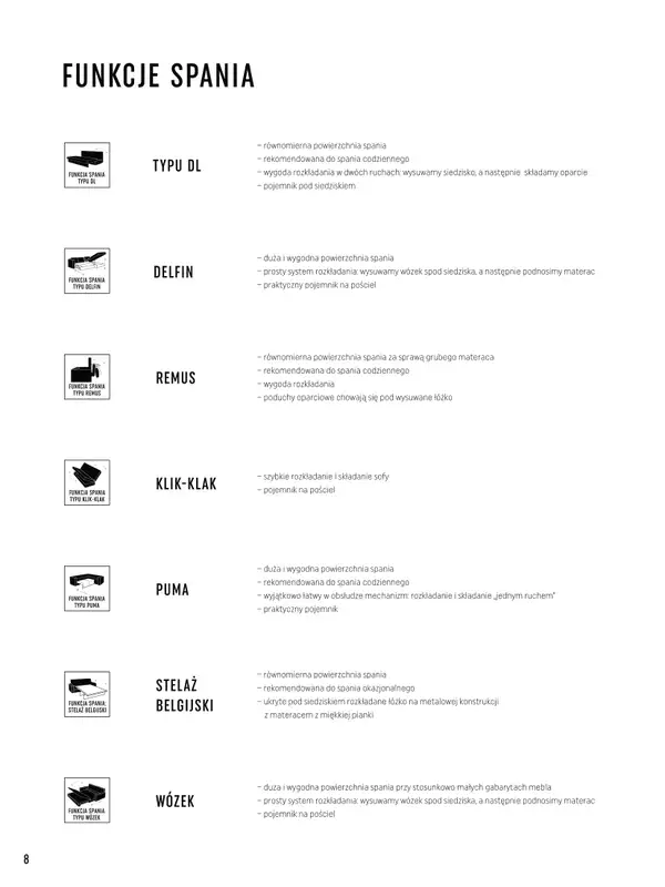 VOX - gazetka promocyjna Katalog mebli tapicerowanych od wtorku 22.03 do wtorku 31.01 - strona 8