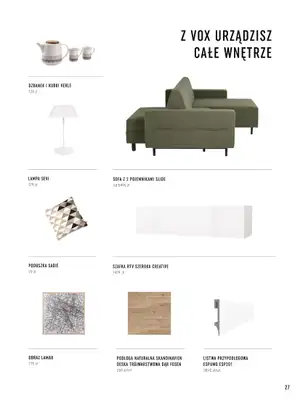 VOX - gazetka promocyjna Katalog mebli tapicerowanych od wtorku 22.03 do wtorku 31.01 - strona 27