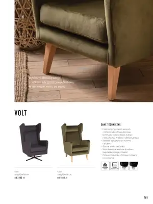 VOX - gazetka promocyjna Katalog mebli tapicerowanych od wtorku 22.03 do wtorku 31.01 - strona 165