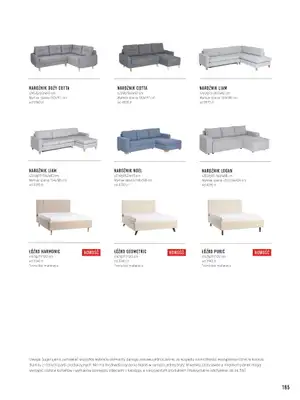VOX - gazetka promocyjna Katalog mebli tapicerowanych od wtorku 22.03 do wtorku 31.01 - strona 185