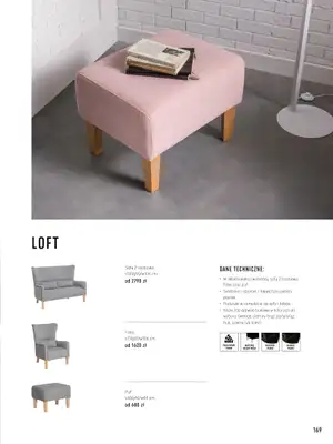 VOX - gazetka promocyjna Katalog mebli tapicerowanych od wtorku 22.03 do wtorku 31.01 - strona 169
