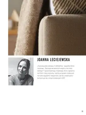 VOX - gazetka promocyjna Katalog mebli tapicerowanych od wtorku 22.03 do wtorku 31.01 - strona 73
