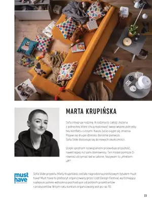VOX - gazetka promocyjna Katalog mebli tapicerowanych od wtorku 22.03 do wtorku 31.01 - strona 23