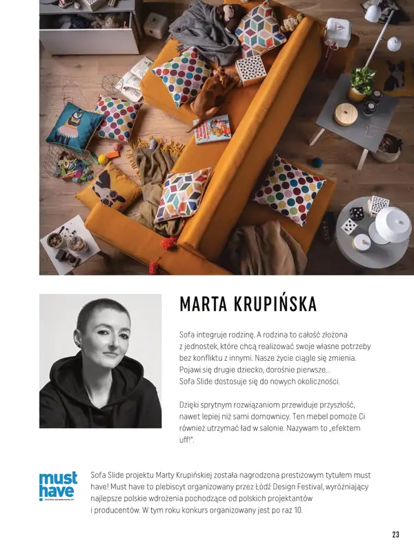 VOX - gazetka promocyjna Katalog mebli tapicerowanych od wtorku 22.03 do wtorku 31.01 - strona 23