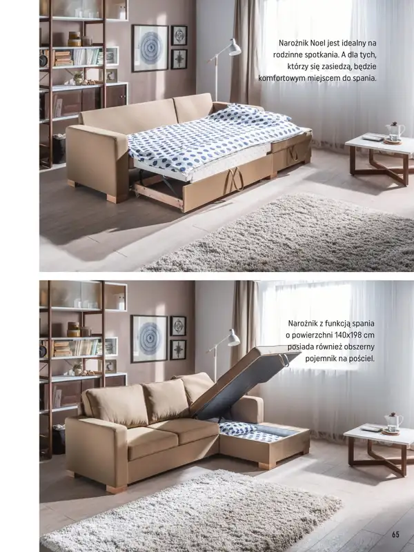 VOX - gazetka promocyjna Katalog mebli tapicerowanych od wtorku 22.03 do wtorku 31.01 - strona 65