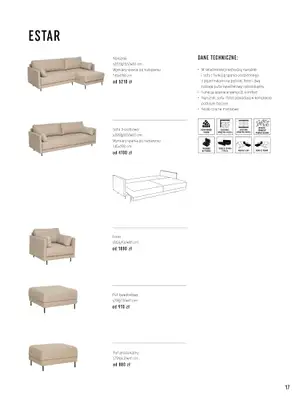 VOX - gazetka promocyjna Katalog mebli tapicerowanych od wtorku 22.03 do wtorku 31.01 - strona 17
