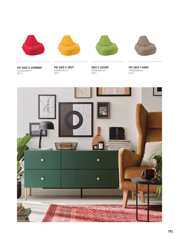 VOX - gazetka promocyjna Katalog mebli tapicerowanych od wtorku 22.03 do wtorku 31.01 - strona 193