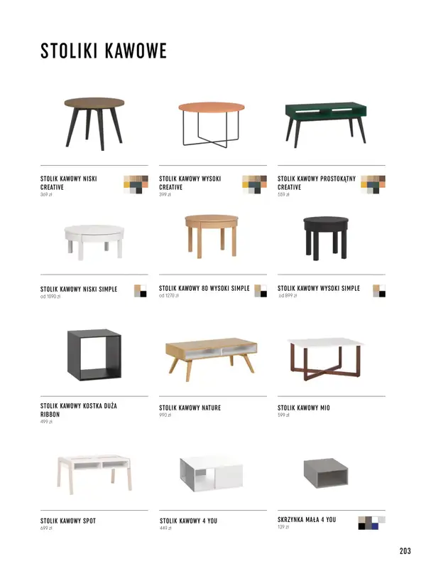 VOX - gazetka promocyjna Katalog mebli tapicerowanych od wtorku 22.03 do wtorku 31.01 - strona 203
