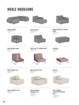 VOX - gazetka promocyjna Katalog mebli tapicerowanych od wtorku 22.03 do wtorku 31.01 - strona 188