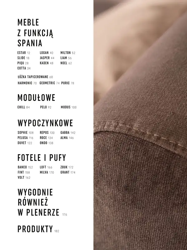 VOX - gazetka promocyjna Katalog mebli tapicerowanych od wtorku 22.03 do wtorku 31.01 - strona 3