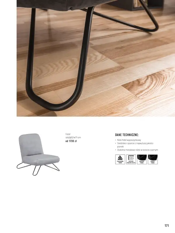 VOX - gazetka promocyjna Katalog mebli tapicerowanych od wtorku 22.03 do wtorku 31.01 - strona 171